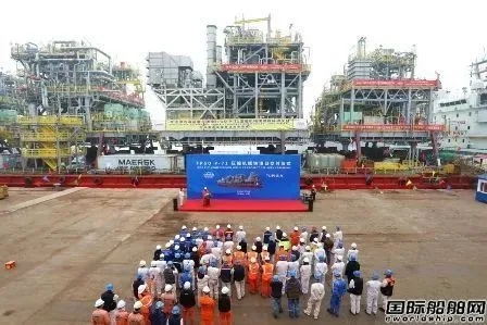 大連中遠海運重工交付FPSO P-71壓縮機模塊